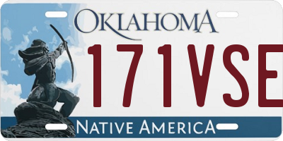 OK license plate 171VSE