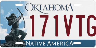 OK license plate 171VTG