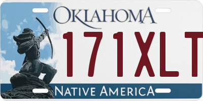 OK license plate 171XLT