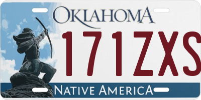 OK license plate 171ZXS