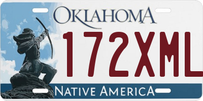 OK license plate 172XML