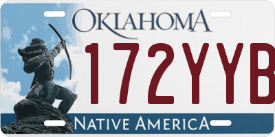 OK license plate 172YYB