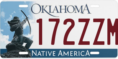 OK license plate 172ZZM