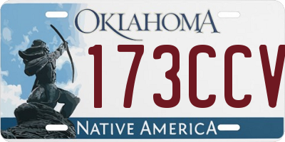OK license plate 173CCV