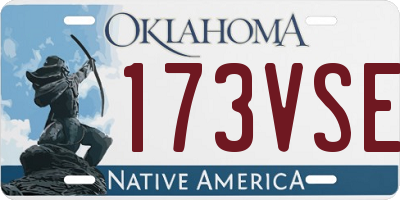OK license plate 173VSE