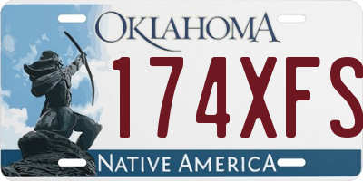 OK license plate 174XFS