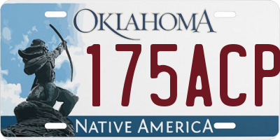 OK license plate 175ACP