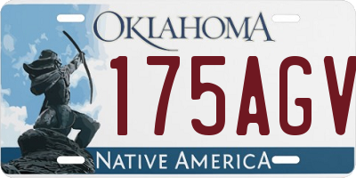 OK license plate 175AGV