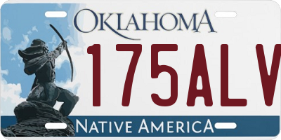 OK license plate 175ALV
