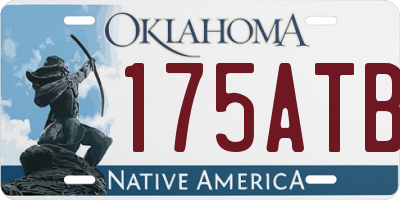 OK license plate 175ATB