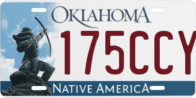 OK license plate 175CCY