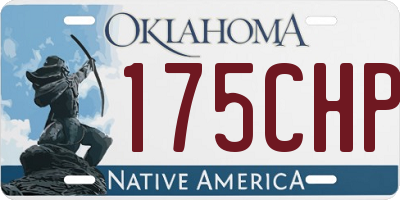 OK license plate 175CHP