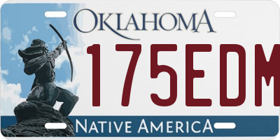 OK license plate 175EDM