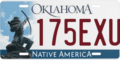 OK license plate 175EXU