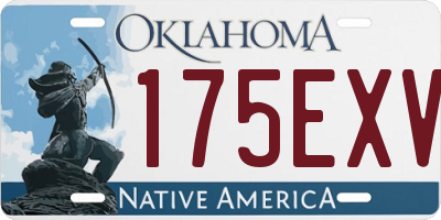 OK license plate 175EXV