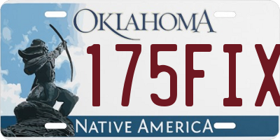 OK license plate 175FIX