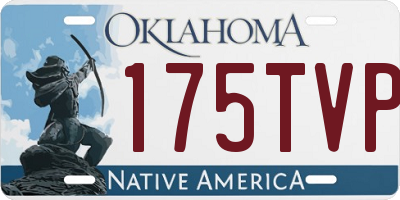 OK license plate 175TVP