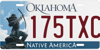 OK license plate 175TXC