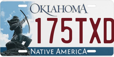 OK license plate 175TXD
