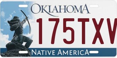 OK license plate 175TXV