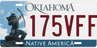 OK license plate 175VFF