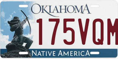 OK license plate 175VQM