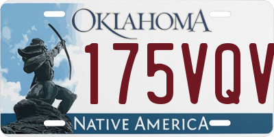 OK license plate 175VQV