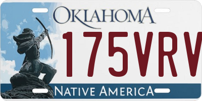 OK license plate 175VRV