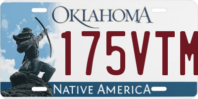 OK license plate 175VTM