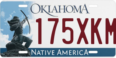 OK license plate 175XKM