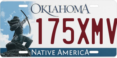 OK license plate 175XMV