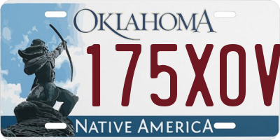 OK license plate 175XOV