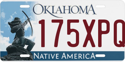 OK license plate 175XPQ