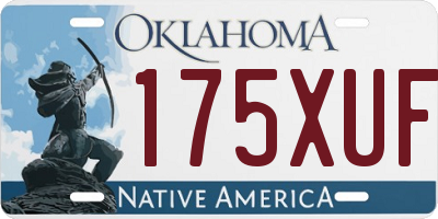 OK license plate 175XUF