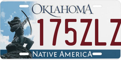 OK license plate 175ZLZ