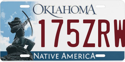 OK license plate 175ZRW