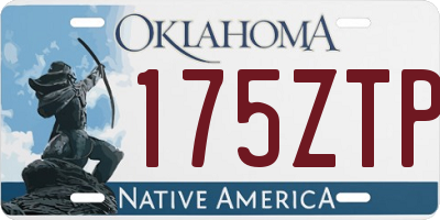 OK license plate 175ZTP