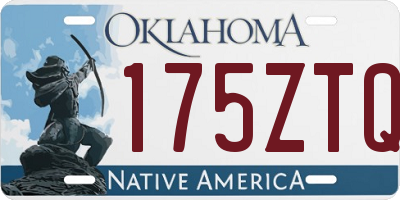 OK license plate 175ZTQ
