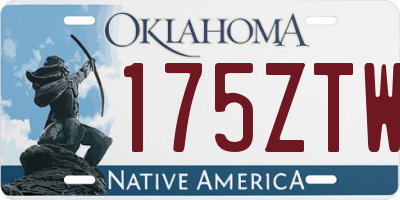 OK license plate 175ZTW