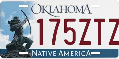 OK license plate 175ZTZ