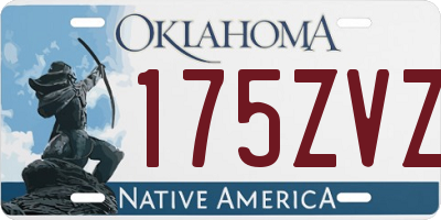 OK license plate 175ZVZ