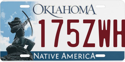 OK license plate 175ZWH