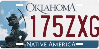 OK license plate 175ZXG