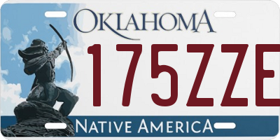 OK license plate 175ZZE