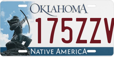 OK license plate 175ZZV