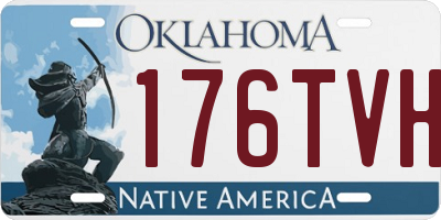 OK license plate 176TVH