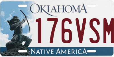 OK license plate 176VSM