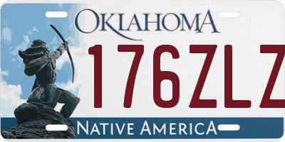 OK license plate 176ZLZ