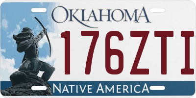 OK license plate 176ZTI