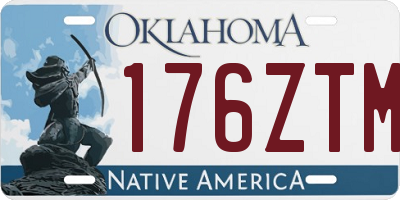 OK license plate 176ZTM